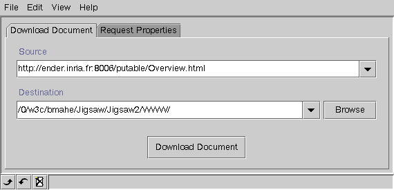 Download window