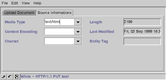 Source information