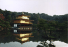 A view of the golden temple from across the lake